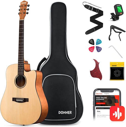 Donner dad 140c akustikgitarre - donner, dad-140c
