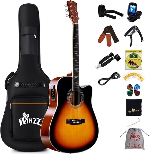 Winzz elektro akustik gitarre - elektro,