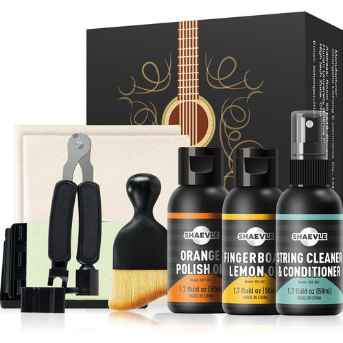 Akustikgitarre reinigungsset - akustikgitarre,