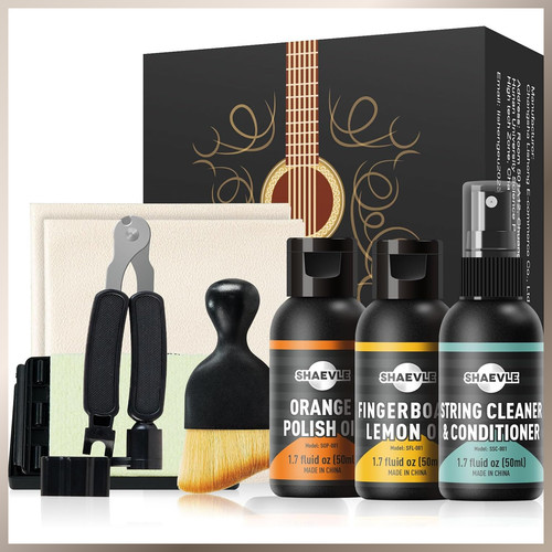 Akustikgitarre reinigungsset - akustikgitarre,